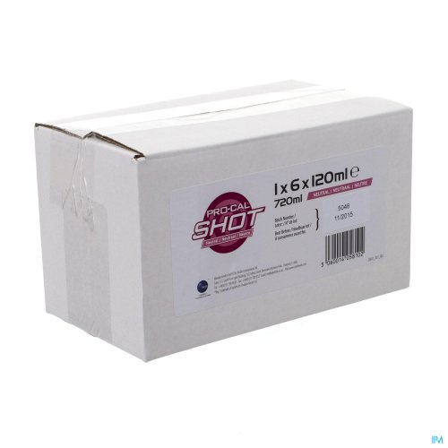 PRO-CAL SHOT NEUTRE 6X120ML PRO-CAL SHOT NEUTRE 6X120ML