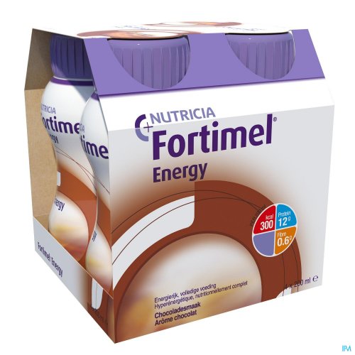 FORTIMEL ENERGY CHOCOLAT BOUTEILLES 4X200ML FORTIMEL ENERGY CHOCOLAT BOUTEILLES 4X200ML
