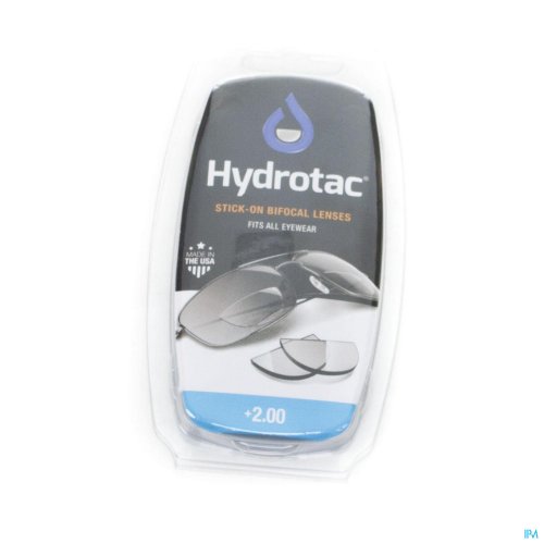 HYDROTAC STICK-ON BIFOCAL LENSES +2.00 2