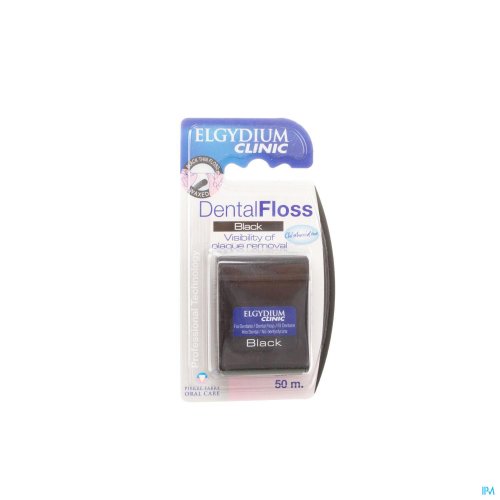ELGYDIUM CLINIC DENTAL FLOSS BLACK 50M