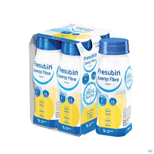 FRESUBIN ENERGY FIBRE DRINK BANAAN 4X200ML 7023601