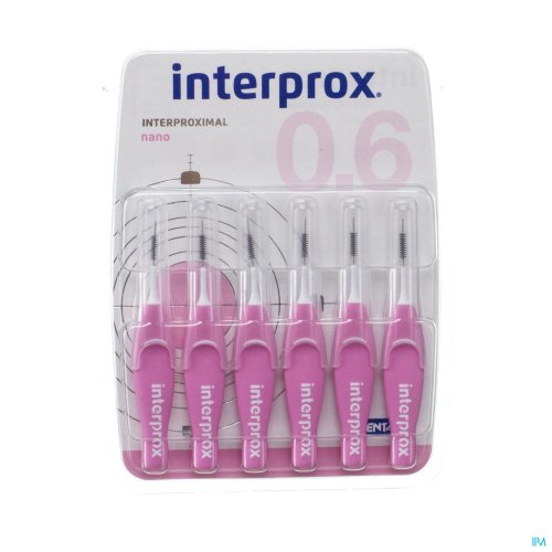 INTERPROX NANO ROSE 1,9MM 31194 Pour un nettoyage optimal entre les dents
Les études scientifiques ont prouvé que les brossettes interdentaires offrent les résultats les plus efficaces en matière de nettoyage interdentaire.
Les brossettes interdentaires sont plus efficaces que le