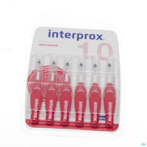 INTERPROX MINI CONICAL ROOD 2-4MM 31195 Voor de meest effectieve interdentale reiniging
Uit wetenschappelijk onderzoek blijkt dat interdentaal reinigen met interdentaal borsteltjes de meest effectieve resultaten geven.
Interdentaal borstels zijn effectiever dan floss, stokers of rubberst