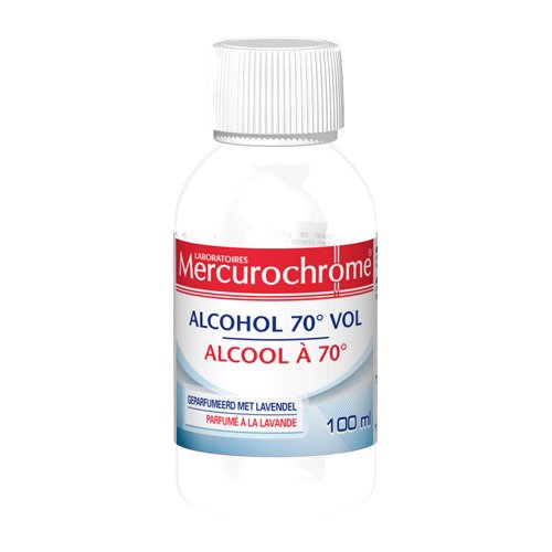 Mercurochrome Alcool 70% Lavande 100ml - Dispositifs médicaux