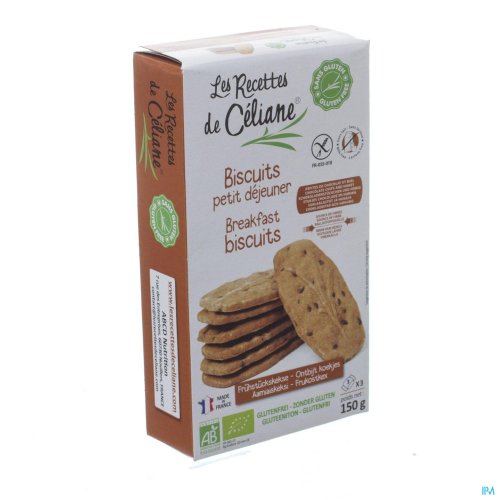 CELIANE BISCUIT PETIT DEJEUNER BIO 150G 4086 CELIANE BISCUIT PETIT DEJEUNER BIO 150G 4086