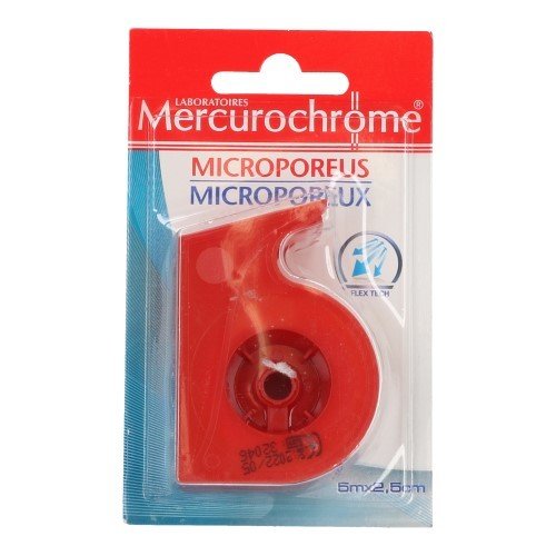 MERCUROCHROME SPARADRAP MICROPOREUS 5MX2,5CM