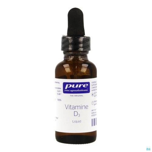PURE ENCAPSULATIONS VITAMINE D3 LIQUID 22,5ML PURE ENCAPSULATIONS VITAMINE D3 LIQUID 22,5ML