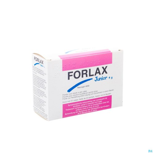 FORLAX JUNIOR 4G PI PHARMA PDR SACHET 20 PIP