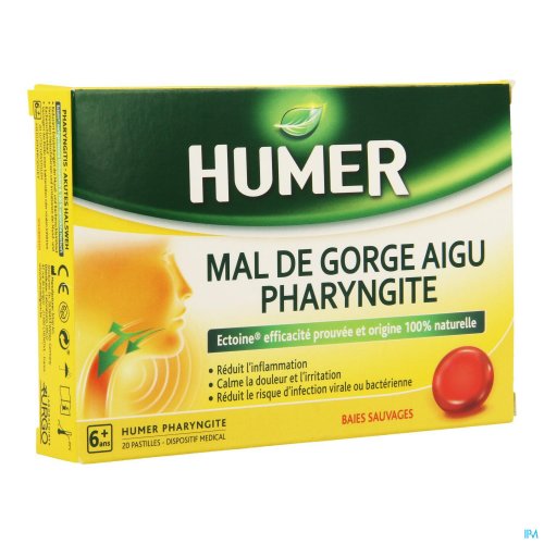 HUMER PHARYNGITE COMP 20