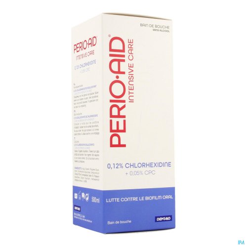 3430519 PERIO.AID INTENSIVE CARE BAIN BOUCHE 0,12% 500ML Bain de bouche, spray
