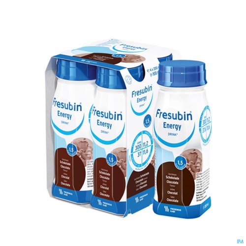 FRESUBIN ENERGY DRINK CHOCOLADE FL 4X200ML FRESUBIN ENERGY DRINK CHOCOLADE FL 4X200ML