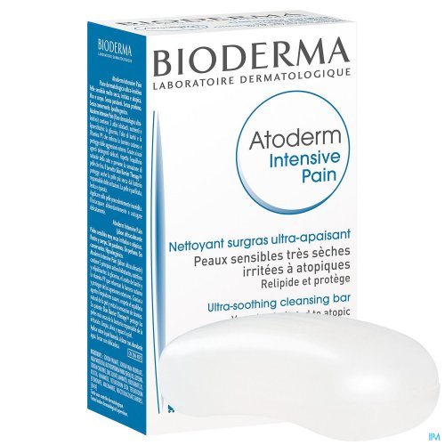 Bioderma Atoderm Intensive Pain 150g Le nettoyant surgras apaisant, purifiant et anti-démangeaisons. Pour les peaux sensibles sèches à très sèches, zones sensibles et réactives.
Atoderm Intensive Pain contient trois actifs reconnus pour leur action hydratante, nourrissante et relipidante