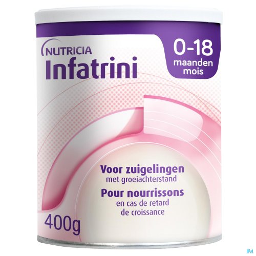 INFATRINI Volledige Zuigelingenvoeding In Poedervorm 0-18 Maanden Pot 400g