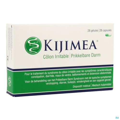 KIJIMEA COLON IRRITABLE CAPS 28 pour l'intestin irritable sans lactose, sans gluten, végan KIJIMEA