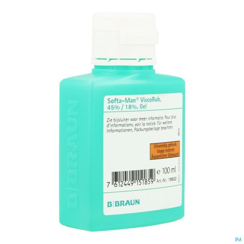 SOFTA-MAN VISCORUB 45% 18% GEL 20 X 100ML SOFTA-MAN VISCORUB 45% 18% GEL 20 X 100ML