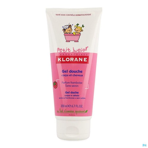 KLORANE PETIT JUNIOR GEL DOUCHE FRAMBOISE 200ML KLORANE PETIT JUNIOR GEL DOUCHE FRAMBOISE 200ML