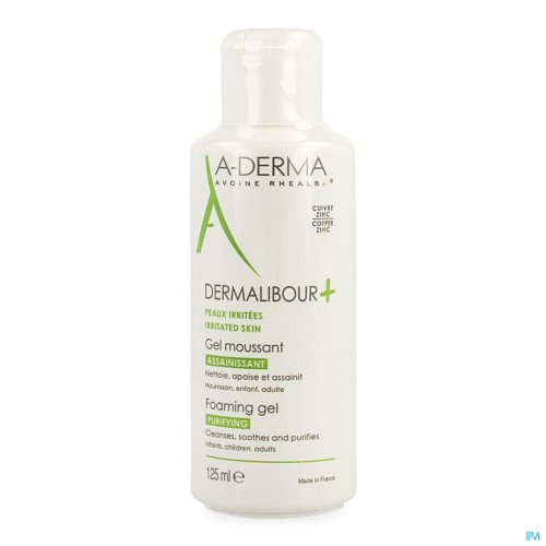 Le gel moussant Dermalibour+ est le produit d'hygiène purifiant le plus doux pour nettoyer la peau irritée de toute la famille.

Hygiène des peaux fragilisées, sujettes aux irritations cutanées sèches ou suintantes. Bébé, enfant, adulte.

Ne dessèche 