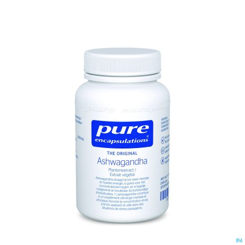 PURE ENCAPSULATIONS ASHWAGANDHA CAPS 60
