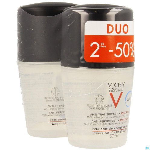 VICHY HOMME DEO MINERAL DUO 2X50ML VICHY HOMME DEO MINERAL DUO 2X50ML