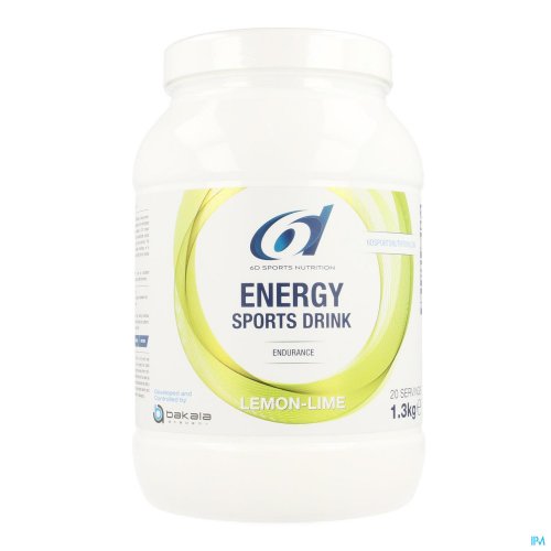 Energy Sports Drink Lemon-Lime - 1,3kg
De 6d ENERGY SPORTS DRINK is een sportdrank met een hoger koolhydraatgehalte (12%) en hogere osmolaliteit (370 mOsm/kg) dan een isotone sportdrank. Daardoor beoogt de 6d ENERGY SPORTS DRINK voornamelijk de opname va