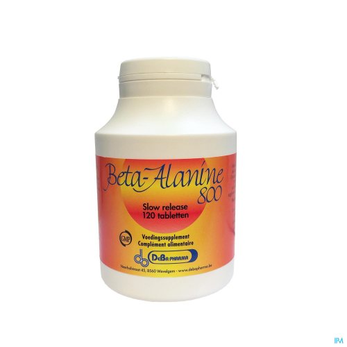 BETA-ALANINE 800MG SLOW RELEASE TABLETTEN 120 DEBA Tijdens inspanningen van hoge intensiteit wordt er melkzuur gevormd. Dit is het punt waarop de spieren extreem vermoeid raken en inspanningen niet meer op hetzelfde niveau zijn als ervoor. Spieren verzuren en er treedt vermoeidheid op. L-Carnosine is een