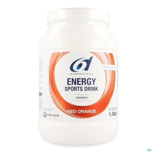 Energy Sports Drink Red Orange - 1,3kg
De 6d ENERGY SPORTS DRINK is een sportdrank met een hoger koolhydraatgehalte (12%) en hogere osmolaliteit (370 mOsm/kg) dan een isotone sportdrank. Daardoor beoogt de 6d ENERGY SPORTS DRINK voornamelijk de opname va