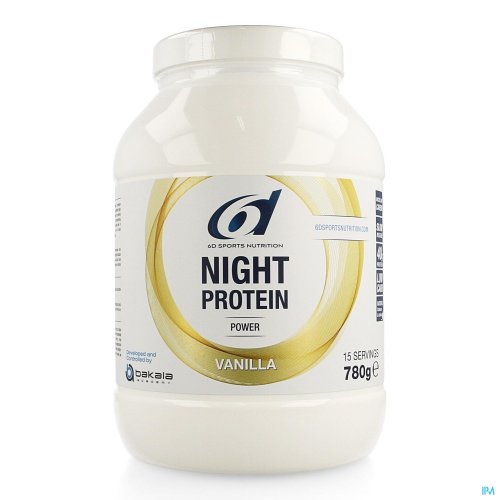 Night Protein Vanilla - 780g
Wetenschappelijke studies hebben aangetoond dat eiwitten de opbouw van spierkracht en/of spiermassa stimuleren, en dat eiwitten tevens bijdragen tot het herstel van de spieren na inspanning. Deze positieve effecten van eiwitt