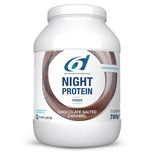 Night Protein Chocolate Salted Caramel - 780g
Scientific studies have confirmed the positive effects of protein on muscle strength and / or muscle mass and showed that protein supports rapid muscle recovery after exercise. These positive effects are maxi