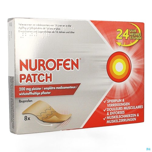 NUROFEN PATCH 200MG EMPLATRE 8 NUROFEN PATCH 200MG EMPLATRE 8