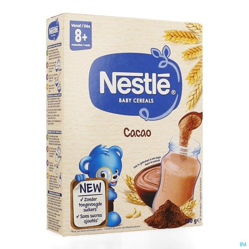 NESTLE BABY CEREALS CACAO 250G Poudre saveur Cacao pour varier l'alimentation. À mélanger au lait du biberon ou dans la panade de bébé dès 8 mois.
Le petit déjeuner, un moment important pour votre bébé !
Après une bonne nuit de sommeil, votre bébé a besoin de refaire le plein d'