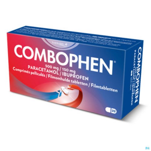 COMBOPHEN 500MG/150MG COMP PELL 32