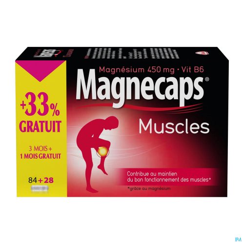 MAGNECAPS MUSCLES CAPS 84+28 PROMOPACK