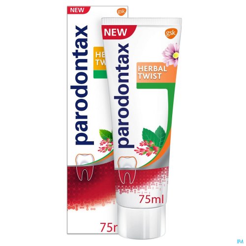 PARODONTAX DENTIFRICE HERBAL GINGER TUBE 75ML