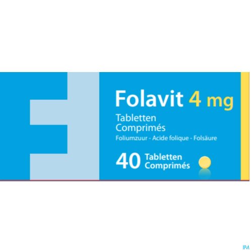 FOLAVIT 4MG COMP 40 X 4MG