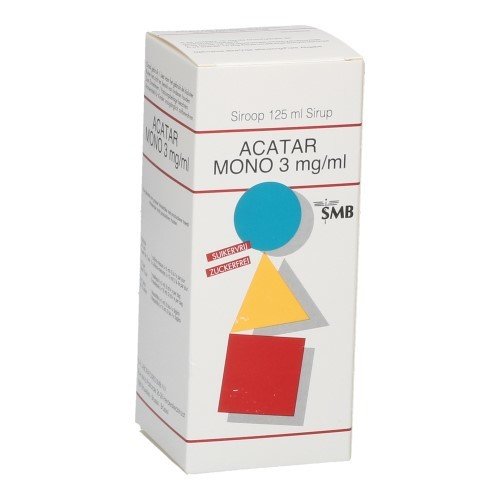ACATAR MONO 3MG/ML SIROOP 125ML