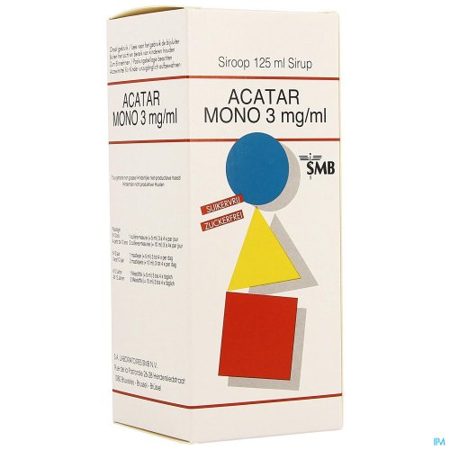 ACATAR MONO 3MG/ML SIROOP 125ML