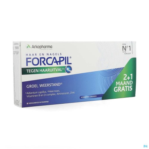 FORCAPIL TEGEN HAARUITVAL COMP 3X30 FORCAPIL TEGEN HAARUITVAL COMP 3X30