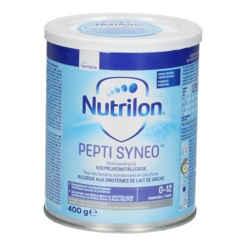 NUTRILON PEPTI SYNEO Zuigelingenmelk zonder koemelkeiwit baby 0-12 maanden 400g