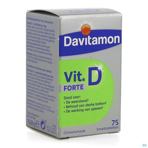 DAVITAMON VITAMINE D FORTE COMP 75 DAVITAMON VITAMINE D FORTE COMP 75