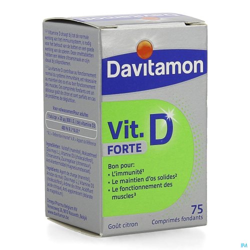 DAVITAMON VITAMINE D FORTE COMP 75 DAVITAMON VITAMINE D FORTE COMP 75