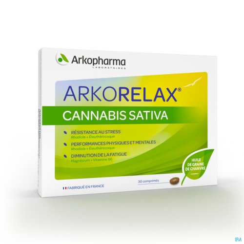 ARKORELAX STRESS CONTROL CANNABIS SATIVA COMP 30