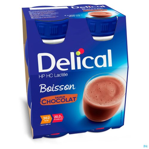 DELICAL HPHC 360 CHOCOLAT 4X200ML DELICAL HPHC 360 CHOCOLAT 4X200ML