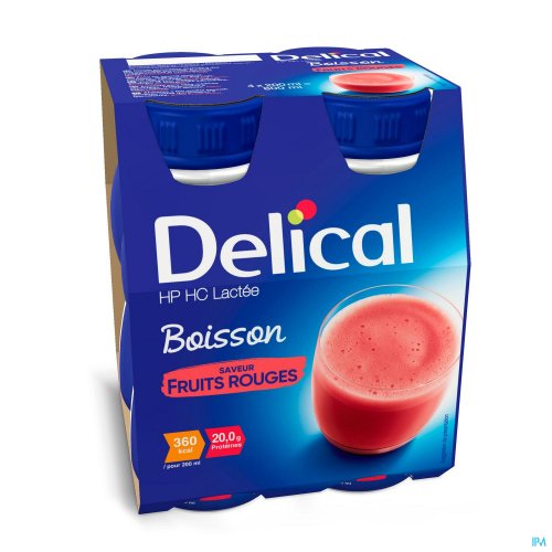 DELICAL HPHC 360 FRUITS ROUGES 4X200ML