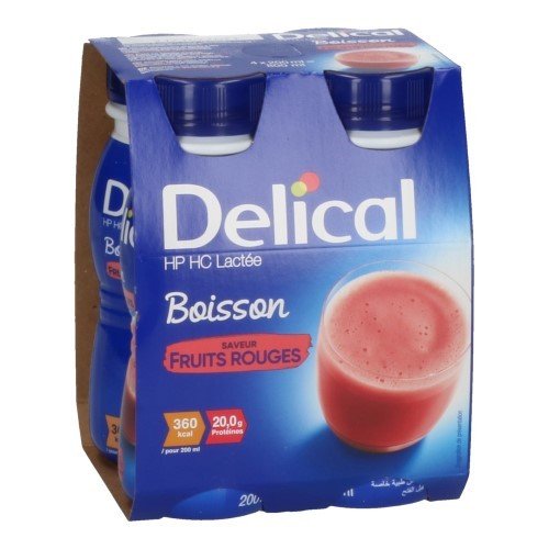 DELICAL HPHC 360 RODE VRUCHTEN 4X200ML