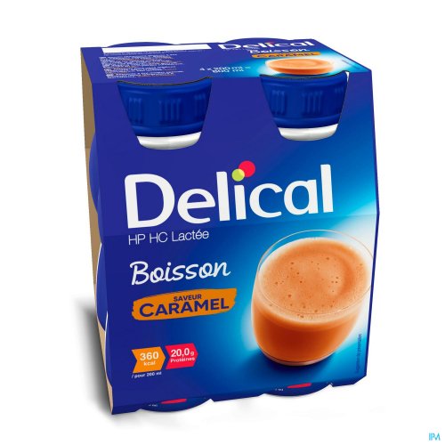 DELICAL HPHC 360 CARAMEL 4X200ML DELICAL HPHC 360 CARAMEL 4X200ML