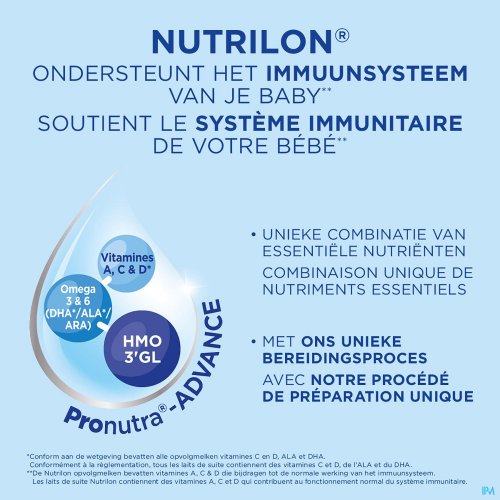 NUTRILON 2 LAIT SUITE POUDRE BEBE DES 6 MOIS BOITE 800G