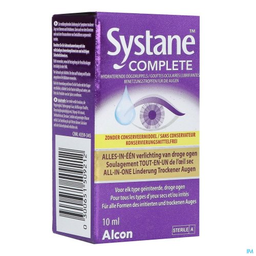 SYSTANE COMPLETE SANS CONSERVATEUR FL 10ML SYSTANE COMPLETE SANS CONSERVATEUR FL 10ML
