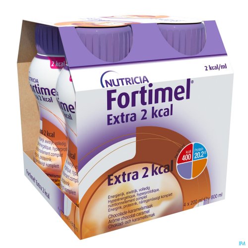 FORTIMEL EXTRA 2KCAL CHOCOLADE KARAMEL 4X200ML FORTIMEL EXTRA 2KCAL CHOCOLADE KARAMEL 4X200ML