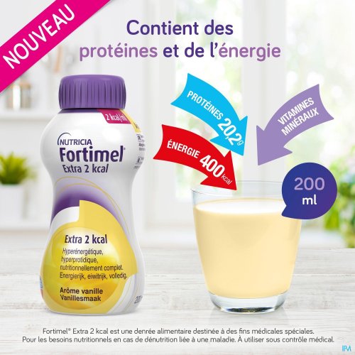 FORTIMEL EXTRA 2KCAL FRUITS FORET 4X200ML
