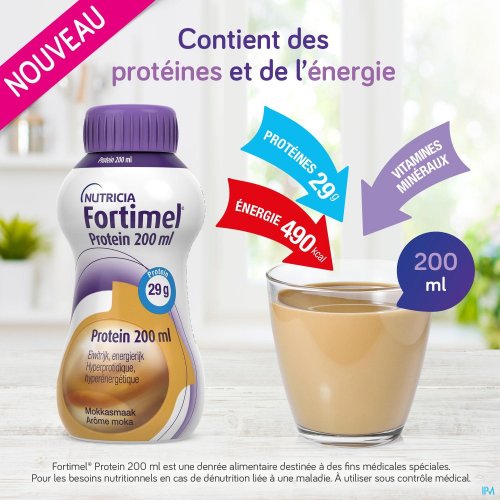 FORTIMEL PROTEIN 200ML FRAISE GIVREE 4X200ML